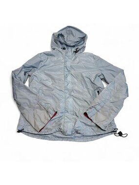 Vintage Y2K Abercrombie & Fitch Full Zip Windbreaker Jacket Women's Medium Blue